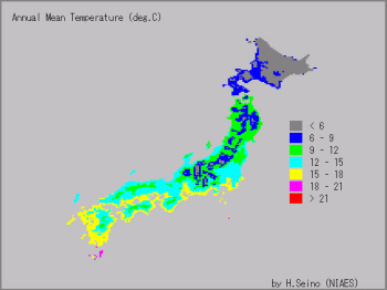 climate japan celsius degrees temperature average